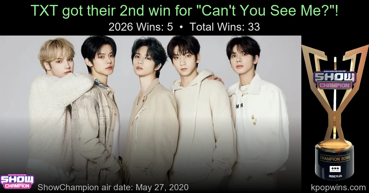 TXT - Can't You See Me?